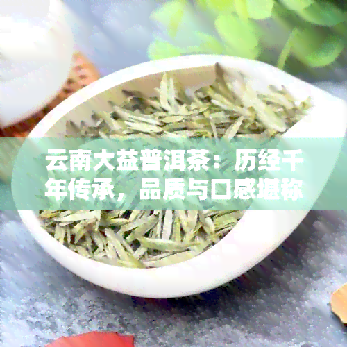 云南大益普洱茶：历经千年传承，品质与口感堪称业界经典