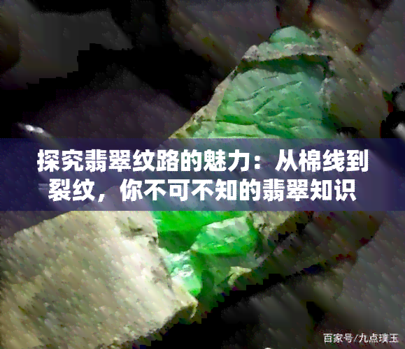 探究翡翠纹路的魅力：从棉线到裂纹，你不可不知的翡翠知识