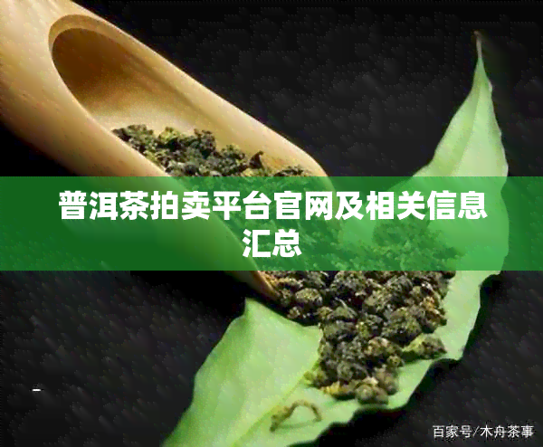 普洱茶拍卖平台官网及相关信息汇总