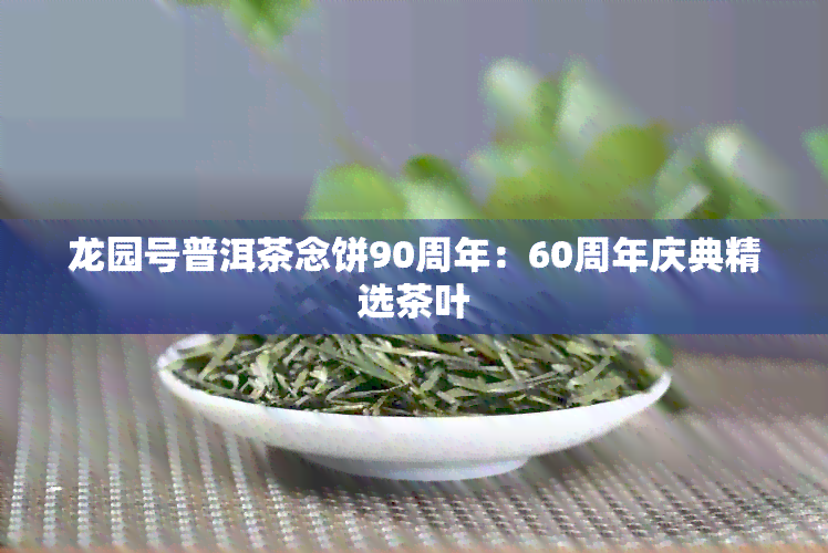 龙园号普洱茶念饼90周年：60周年庆典精选茶叶