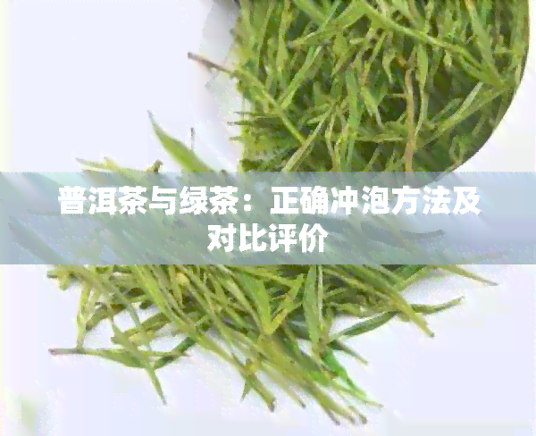 普洱茶与绿茶：正确冲泡方法及对比评价