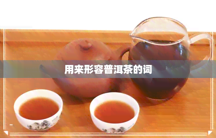 用来形容普洱茶的词