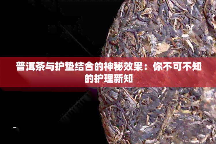 普洱茶与护垫结合的神秘效果：你不可不知的护理新知