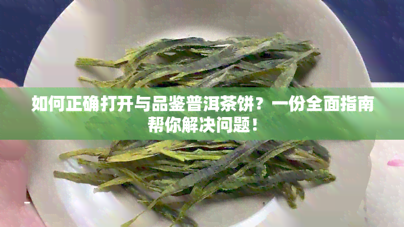 如何正确打开与品鉴普洱茶饼？一份全面指南帮你解决问题！