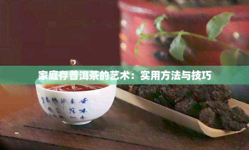 家庭存普洱茶的艺术：实用方法与技巧