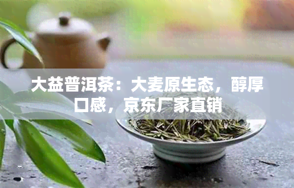 大益普洱茶：大麦原生态，醇厚口感，京东厂家直销