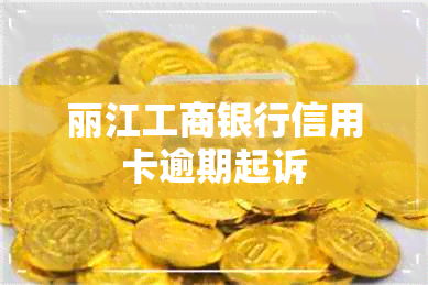 丽江工商银行信用卡逾期起诉