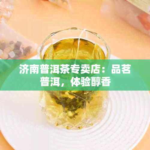 济南普洱茶专卖店：品茗普洱，体验醇香