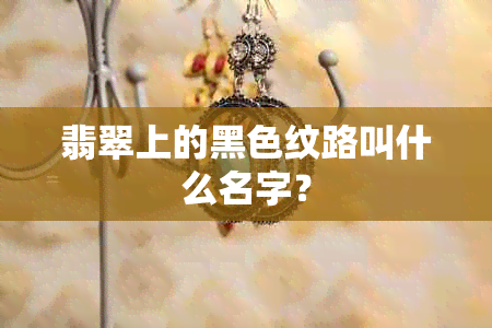 翡翠上的黑色纹路叫什么名字？