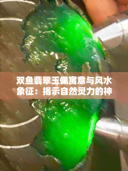 双翡翠玉佩寓意与风水象征：揭示自然灵力的神秘符号