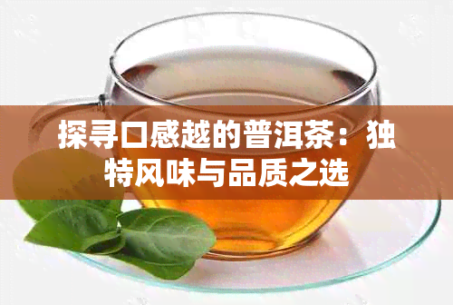 探寻口感越的普洱茶：独特风味与品质之选