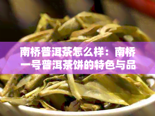 南桥普洱茶怎么样：南桥一号普洱茶饼的特色与品鉴