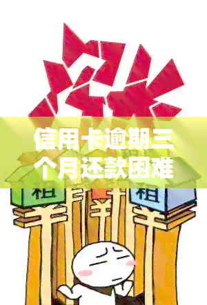 信用卡逾期三个月还款困难，是否可以与银行协商解决？