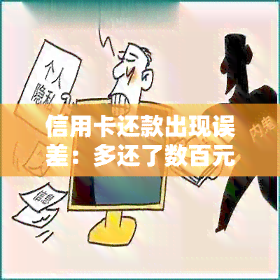 信用卡还款出现误差：多还了数百元，如何处理？