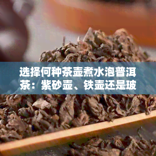 选择何种茶壶煮水泡普洱茶：紫砂壶、铁壶还是玻璃壶？