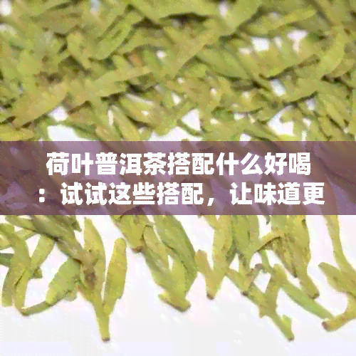 荷叶普洱茶搭配什么好喝：试试这些搭配，让味道更出众！