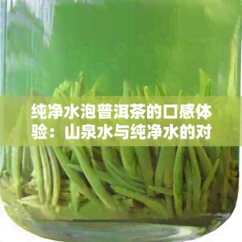 纯净水泡普洱茶的口感体验：山泉水与纯净水的对比