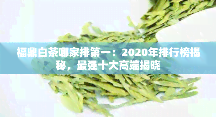 福鼎白茶哪家排之一：2020年排行榜揭秘，最强十大高端揭晓