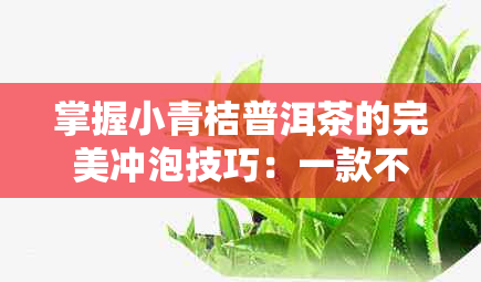 掌握小青桔普洱茶的完美冲泡技巧：一款不容错过的美味饮品