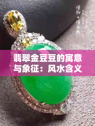 翡翠金豆豆的寓意与象征：风水含义解析