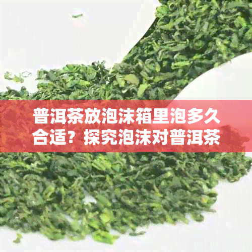 普洱茶放泡沫箱里泡多久合适？探究泡沫对普洱茶的影响及冲泡时间