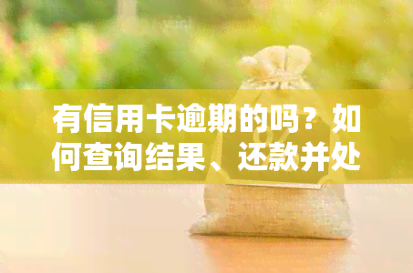 有信用卡逾期的吗？如何查询结果、还款并处理逾期记录，是否还能贷款？