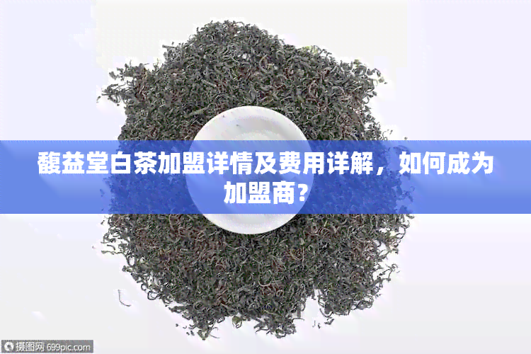 馥益堂白茶加盟详情及费用详解，如何成为加盟商？