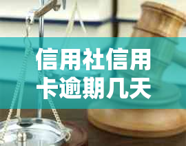 信用社信用卡逾期几天会上吗？怎么办？