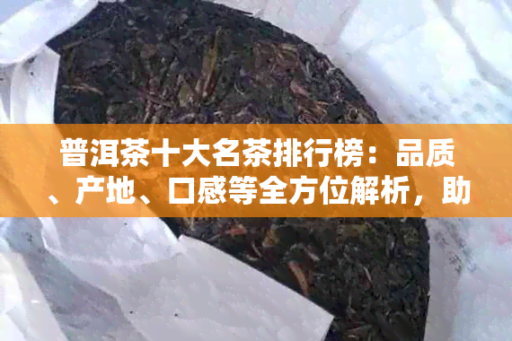 普洱茶十大名茶排行榜：品质、产地、口感等全方位解析，助您轻松选购！