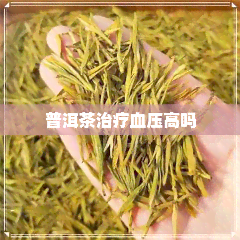 普洱茶治疗血压高吗