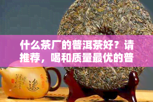 什么茶厂的普洱茶好？请推荐，喝和质量更优的普洱茶是什么？