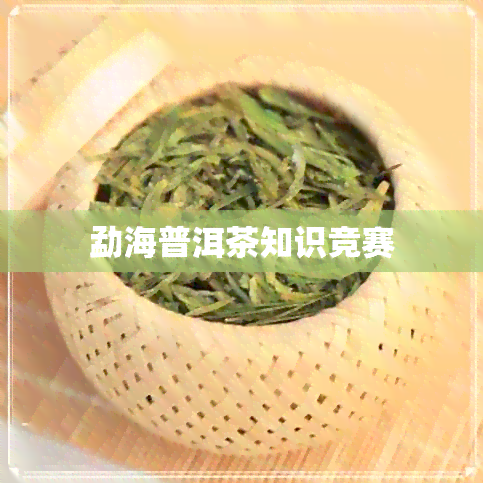 勐海普洱茶知识竞赛