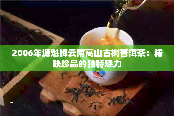 2006年源魁牌云南高山古树普洱茶：稀缺珍品的独特魅力