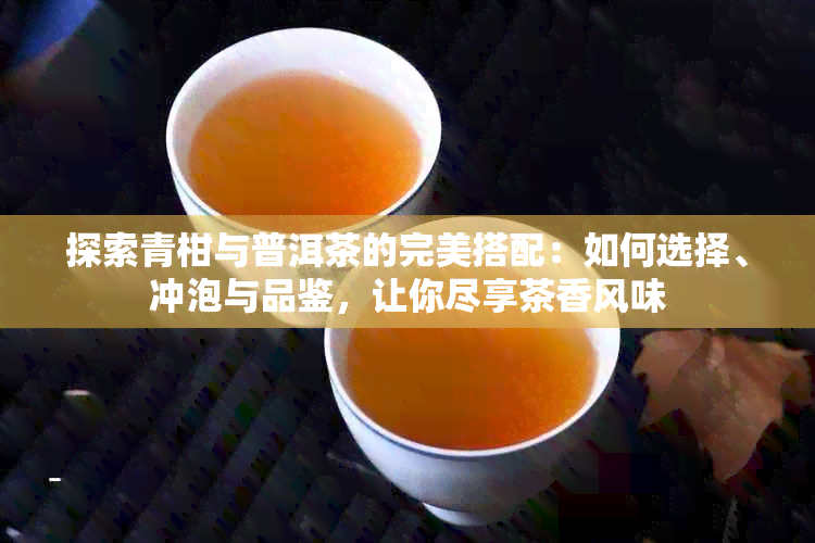 探索青柑与普洱茶的完美搭配：如何选择、冲泡与品鉴，让你尽享茶香风味