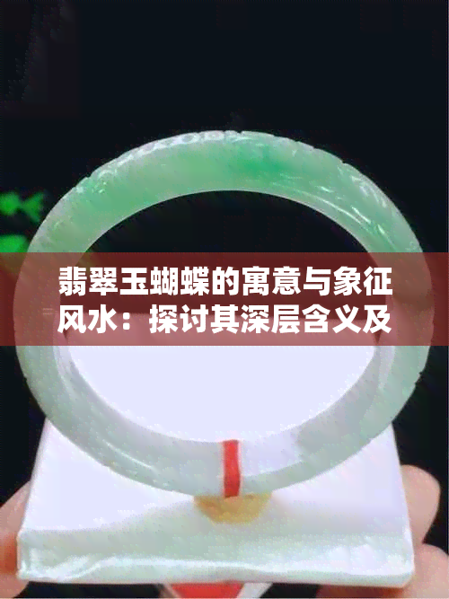 翡翠玉蝴蝶的寓意与象征风水：探讨其深层含义及影响