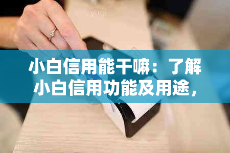 小白信用能干嘛：了解小白信用功能及用途，是否可借款，以及相关。