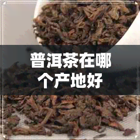 普洱茶在哪个产地好