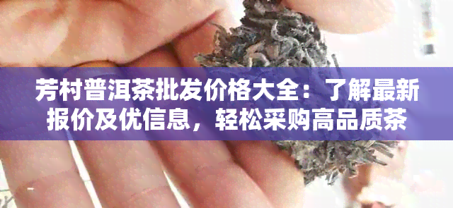 芳村普洱茶批发价格大全：了解最新报价及优信息，轻松采购高品质茶叶