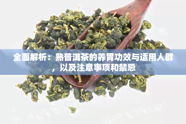 全面解析：熟普洱茶的养胃功效与适用人群，以及注意事项和禁忌