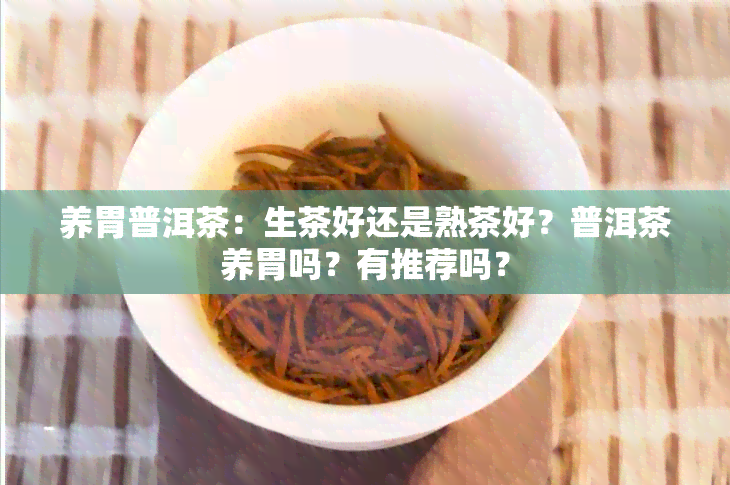 养胃普洱茶：生茶好还是熟茶好？普洱茶养胃吗？有推荐吗？