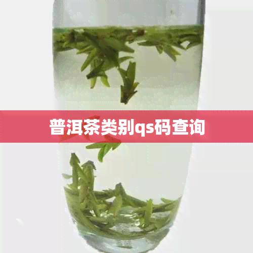 普洱茶类别qs码查询