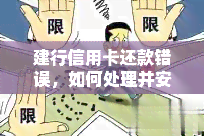 建行信用卡还款错误，如何处理并安全退出？