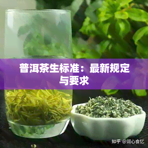 普洱茶生标准：最新规定与要求