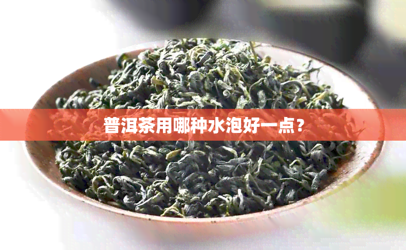 普洱茶用哪种水泡好一点？