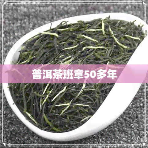 普洱茶班章50多年