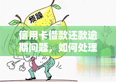 信用卡借款还款逾期问题，如何处理？