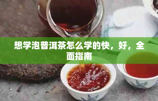 想学泡普洱茶怎么学的快，好，全面指南