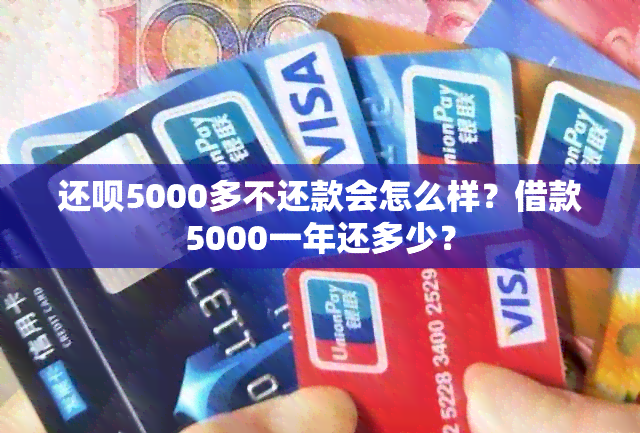 还呗5000多不还款会怎么样？借款5000一年还多少？