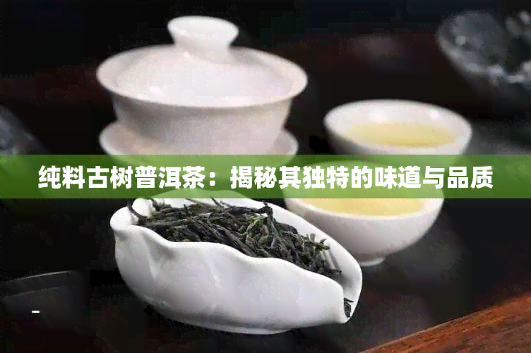 纯料古树普洱茶：揭秘其独特的味道与品质