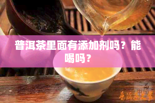 普洱茶里面有添加剂吗？能喝吗？